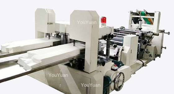 Embossed Cocktail Napkin Tissue Paper Machine 240x240mm 300 Meters Per Minute